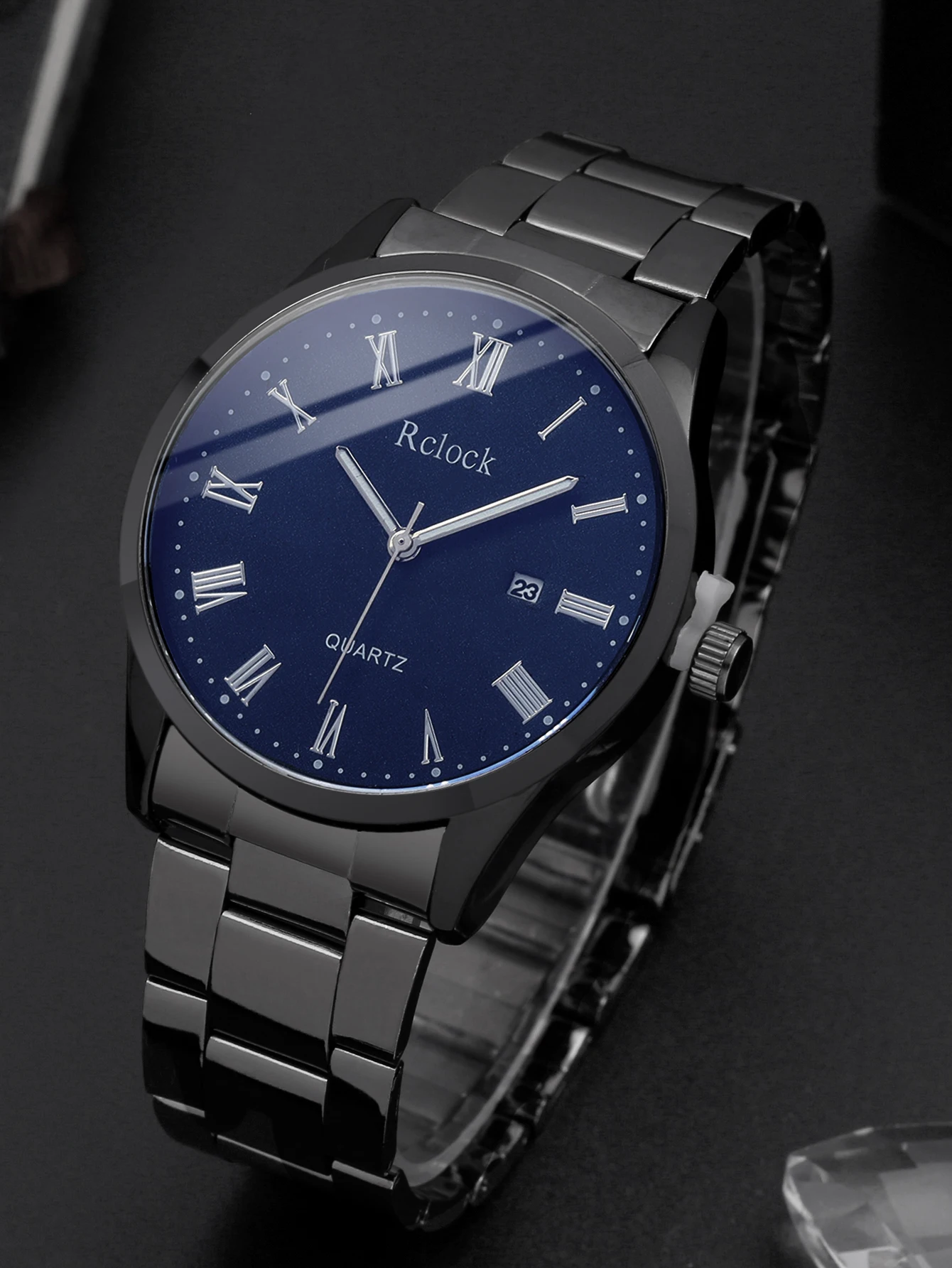 

3 шт., Мужские кварцевые часы с календарем