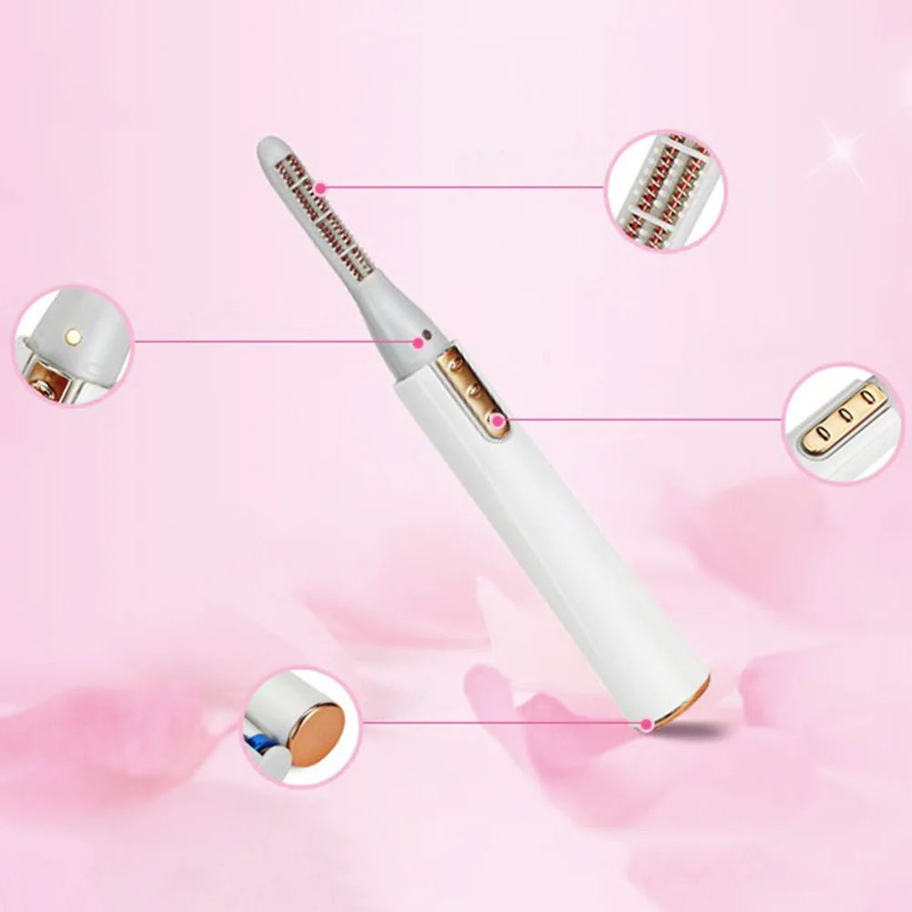 

Eyelash Curler Tool Heating Accessories Electric Heated Makeup Hair Rechargeable Mini