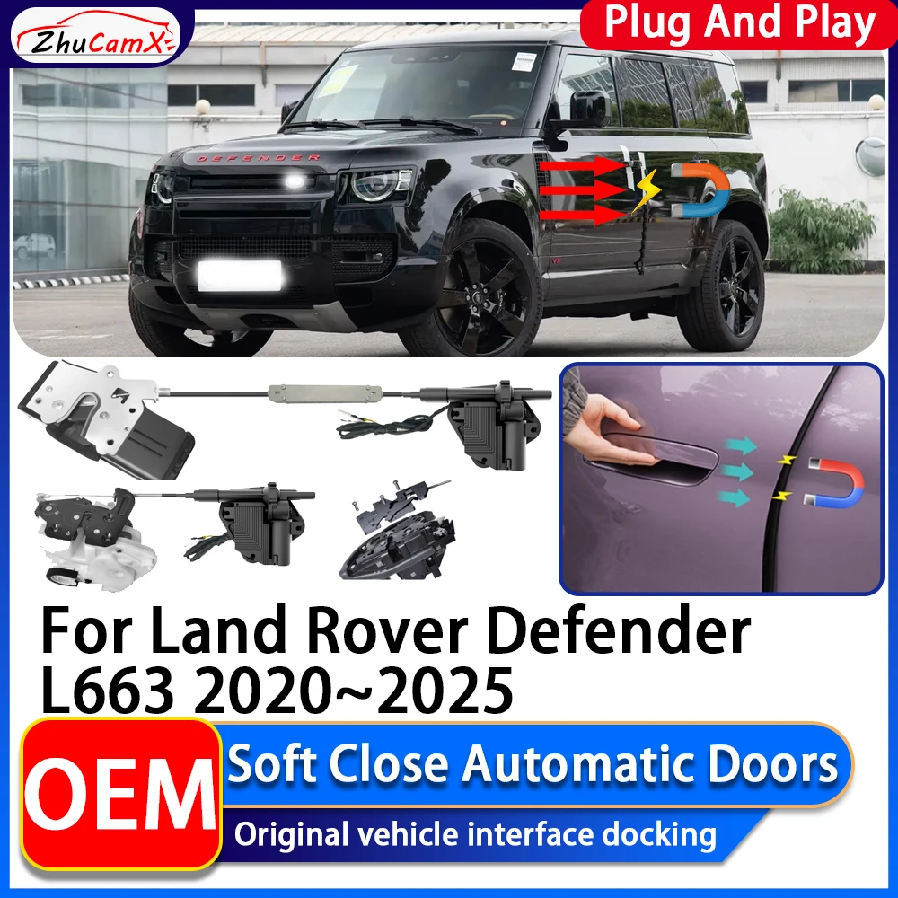 

ZhuCamX OEM Electric Suction Power Soft Close Car Door Automatic Door Closing System For Land Rover Defender L663 2020~2025