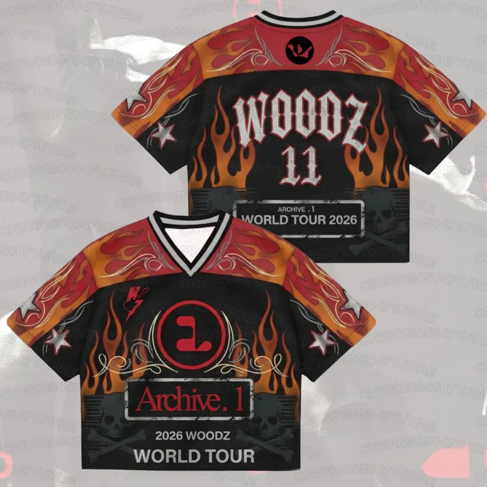 Summer Men's&Women's WOODZ Archive 1 World Tour Jersey Fan Gift