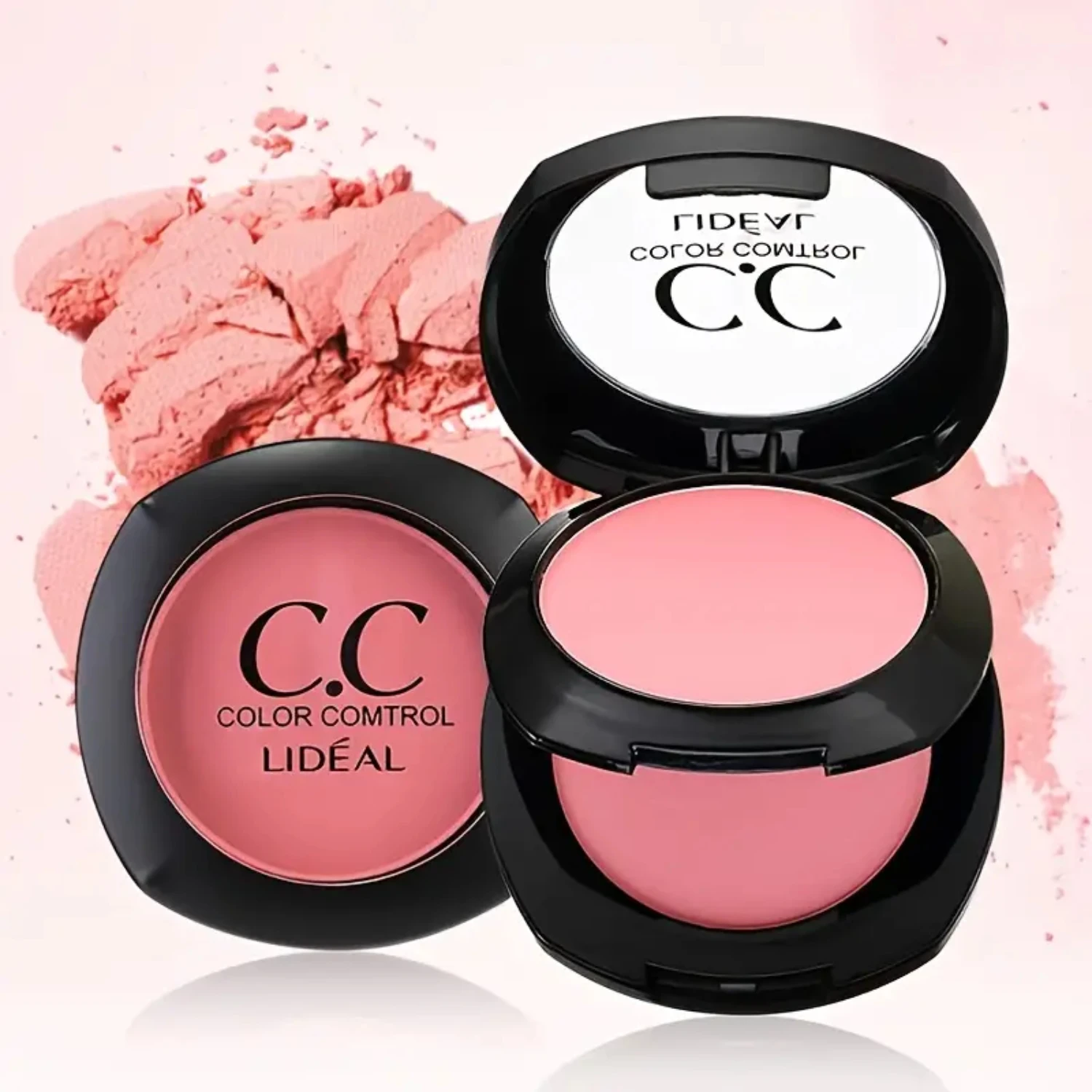 Palette de fards à joues éclaircissants à Double pont longue durée pour le visage en forme de V – Améliorez la couleur de la peau avec le maquillage du visage