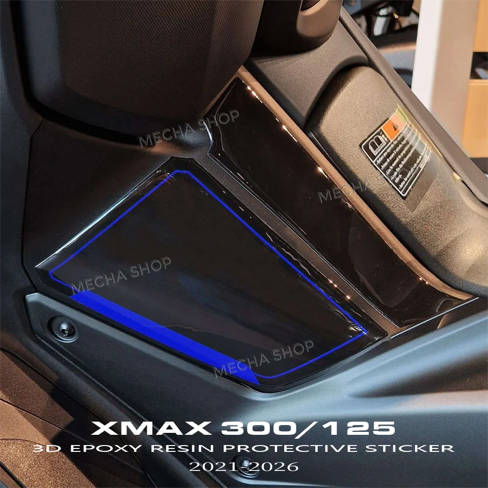 

3D stickers For XMax 300 XMAX300 125 2023-2026 Central Seat Tunnel