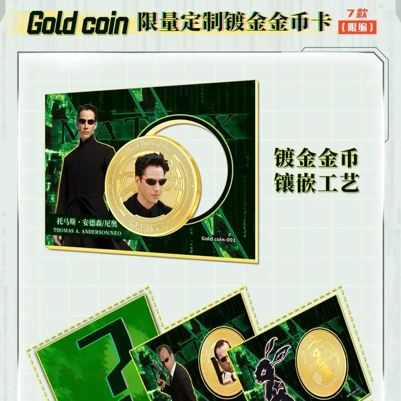 The Matrix Collection Cards Booster Box Movie Character Trinity Neo Exquisite Peripheral Rare Game Card Hobby Toy Kids Xmas Gift