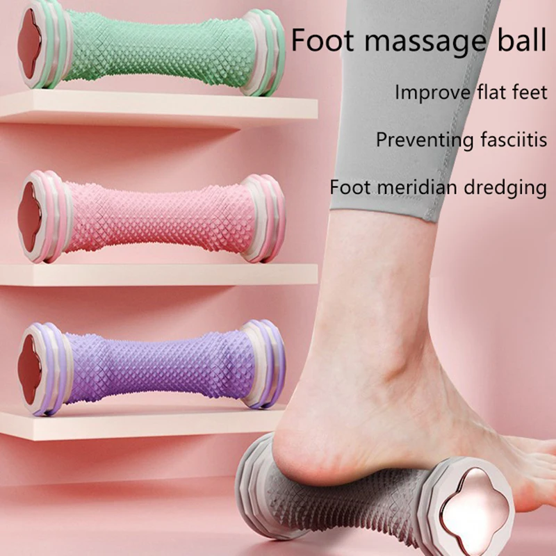 

1Piece Foot Massage Roller Calf Muscle Relaxation Roller Decompression Yoga Shaft Calf And Waist Massage Tool