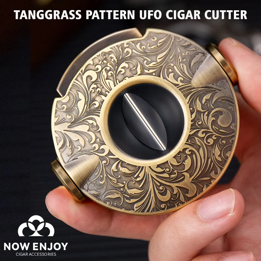 

Cigar Cutter Stainless Steel Guillotine Sharp Blade V-Cut Cigar Cutter Cigar Punch Gift For Men Smoking Accessories