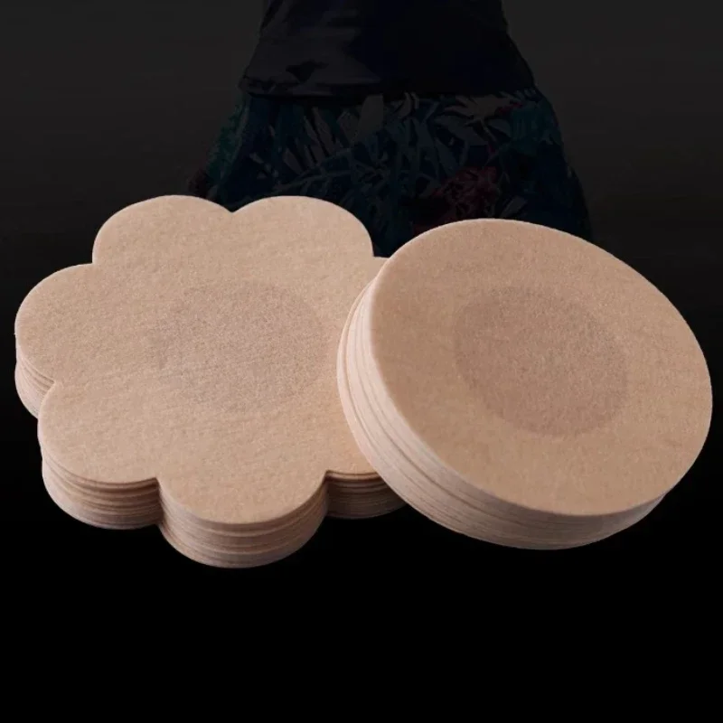 10-200pcs Nipple Cover Stickers Women Breast Lift Tape Pasties Invisible Self-Adhesive Disposable Bra Padding Chest Paste Patch image 3