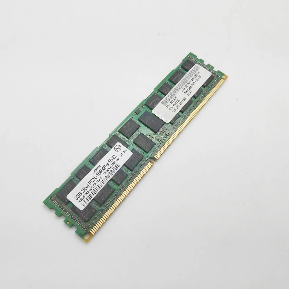 For IBM RAM X3300 M4 X3500 M3 M4 X3650 X3550 M2 M3 49Y1415 49Y1416 47J0136 8GB DDR3 1333 REG Server Memory High Quality