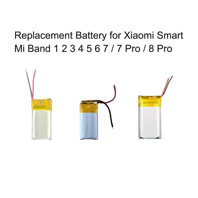 Bateria de substituicao para Xiaomi Mi Band Pulseira Inteligente Mi Band 1 2 3 4 5 6 7 Pro 8 Pro AliExpress 44