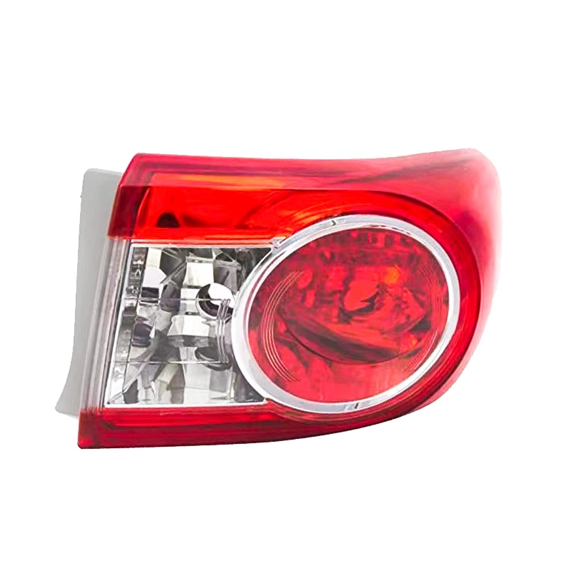 11-13 For Toyota Corolla Tail Light Case Rear Turn Signal Lamp No Bulb Warning Brake Light Cover ABS Plastic Car Accessories