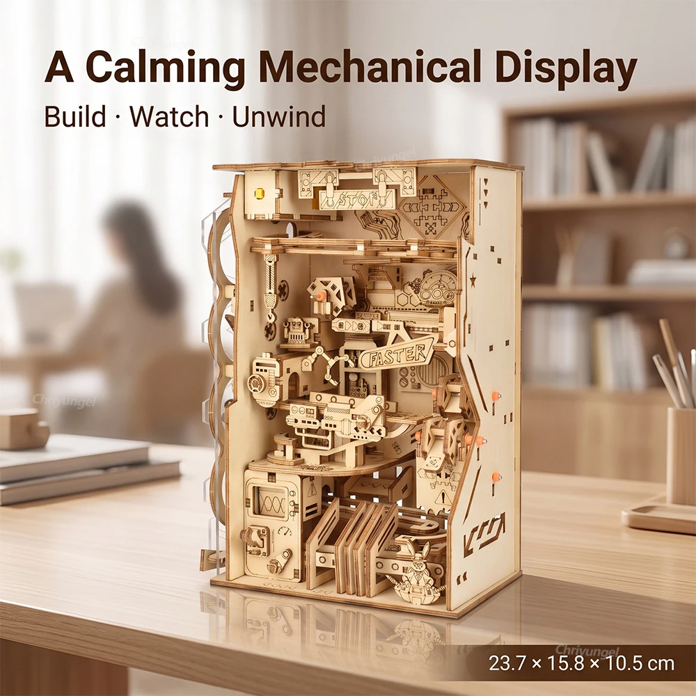 3D Wooden Puzzle Electric Marb - Running Gear Track 评论和价格