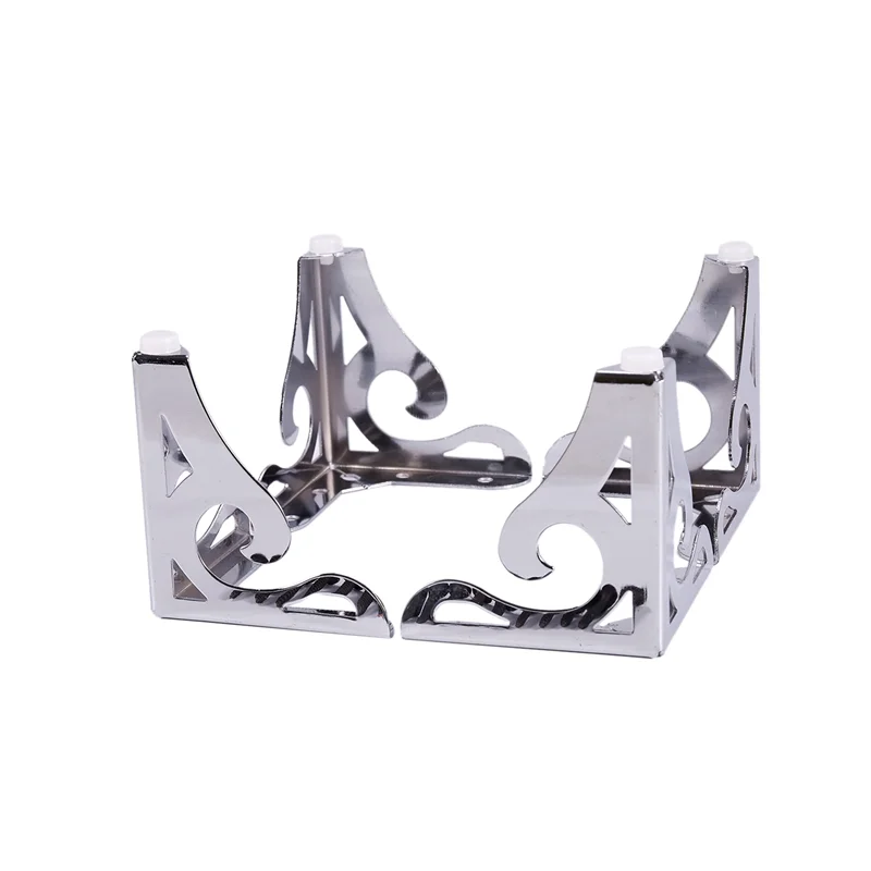 جعل الجوف خارج الأثاث الحديث أرجل الأريكة المعدنية لطاولة أريكة خزانة خزانة مجموعة من 16 (10 سنتيمتر) #4