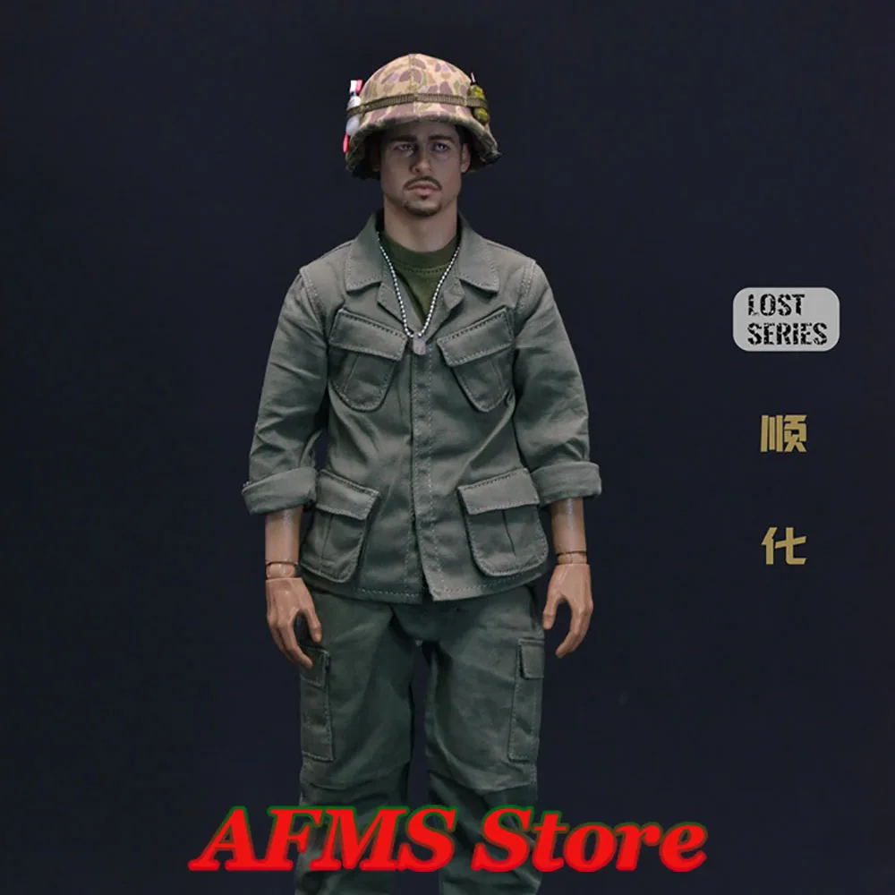

QOM-1045 1/6 Scale Collectible Figure Vietnam War United States Marine Corps 1968 Combat Uniform Fit 12" Action Figure Body
