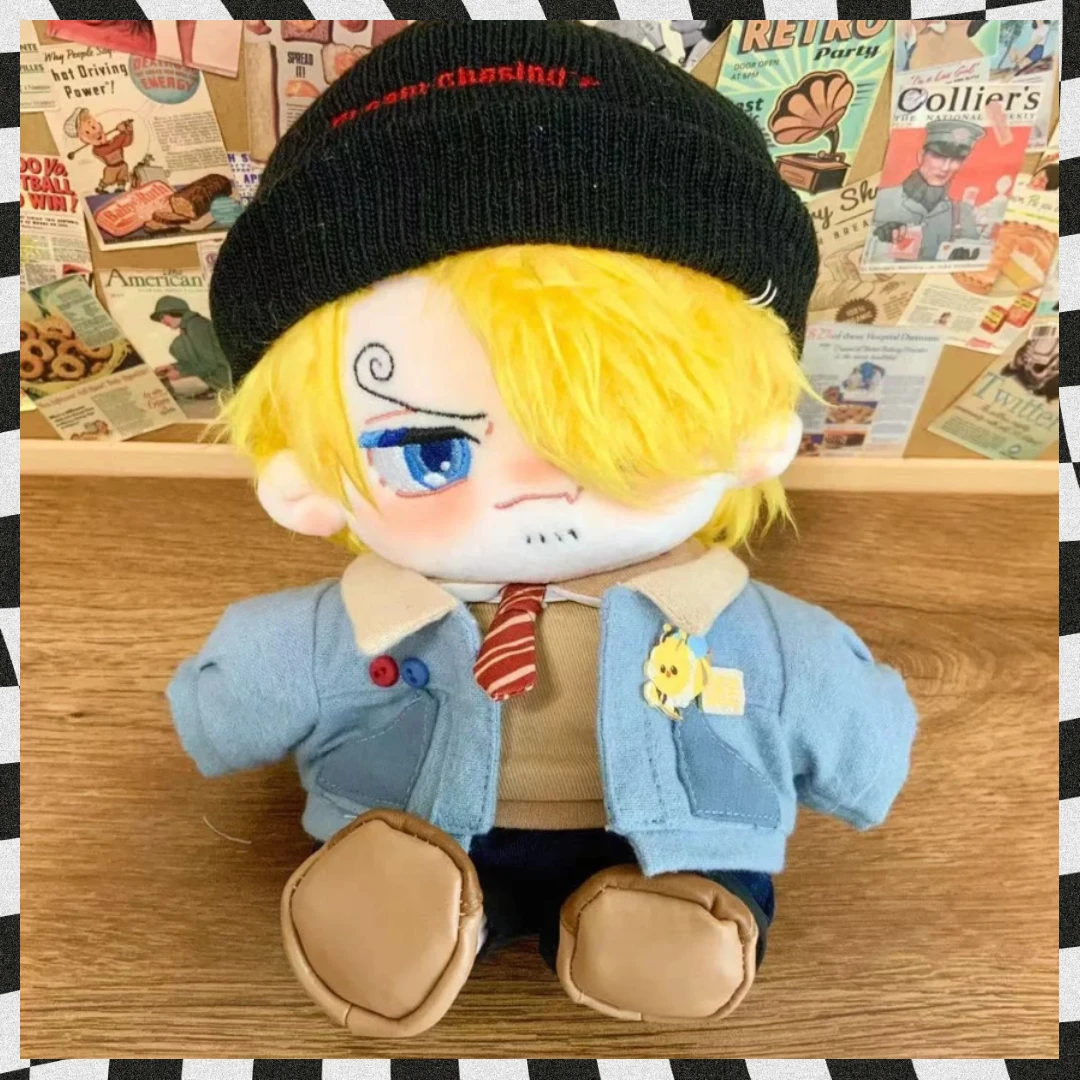 20 см плюшевые игрушки аниме Vinsmoke Sanji Game Demon, мягкая плюшевая кукла, одежда, мягкая подушка, хлопковая кукла, игрушка для детей, подарки