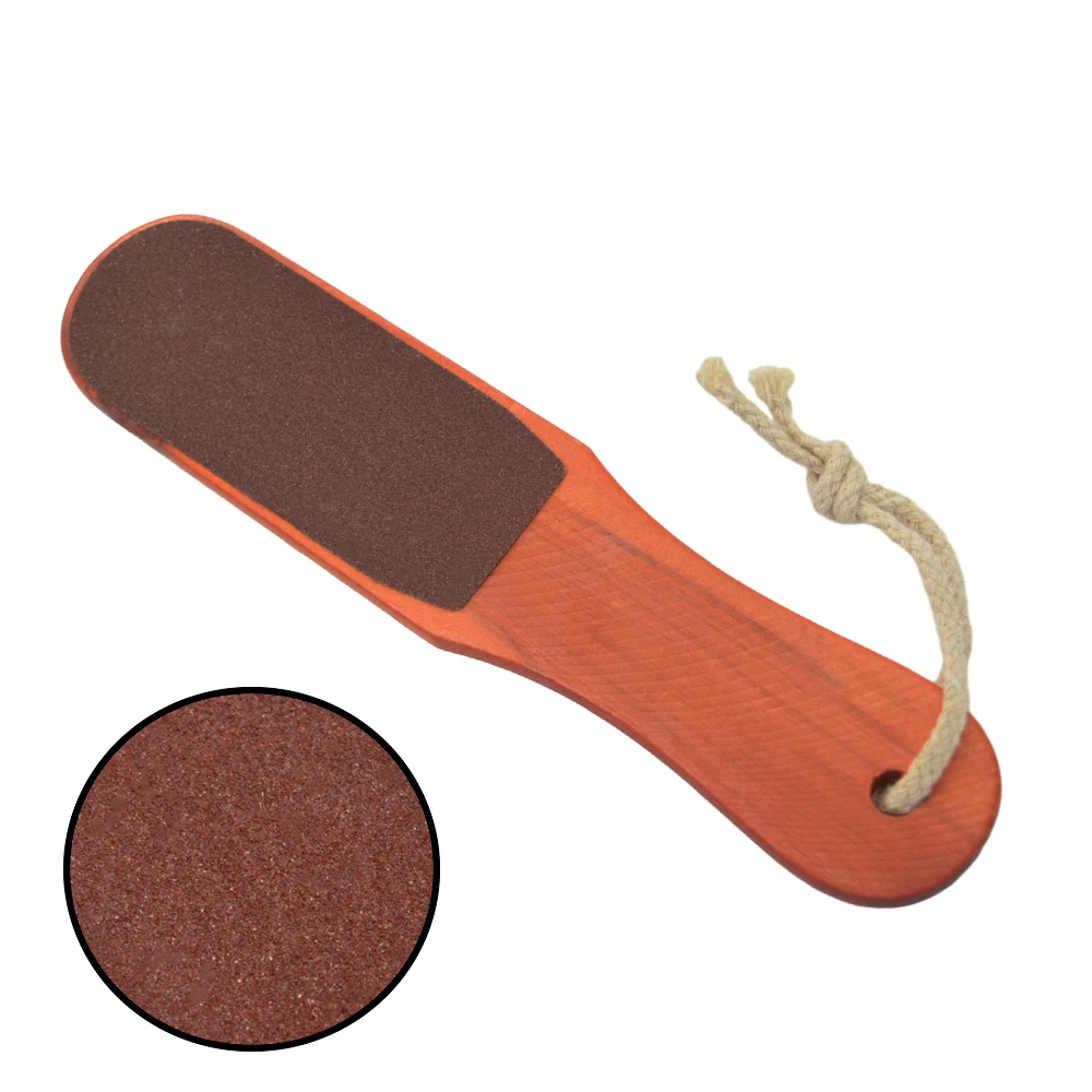 Wysokiej jakości + Profesjonalny + Naturalny 6 szt./zestaw Drewniany Dwustronny Pilnik do Stóp Usuwający Zrogowaciały Naskórek Narzędzie do Pedicure Pilniki do Paznokci