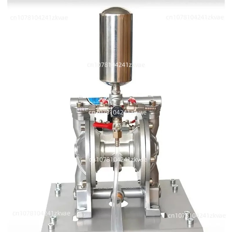 A-15A Pneumatic Diaphragm Pump, Portable High Pressure Double Acting Membrane Pump 0.15-0.7MPa For Spray Paint