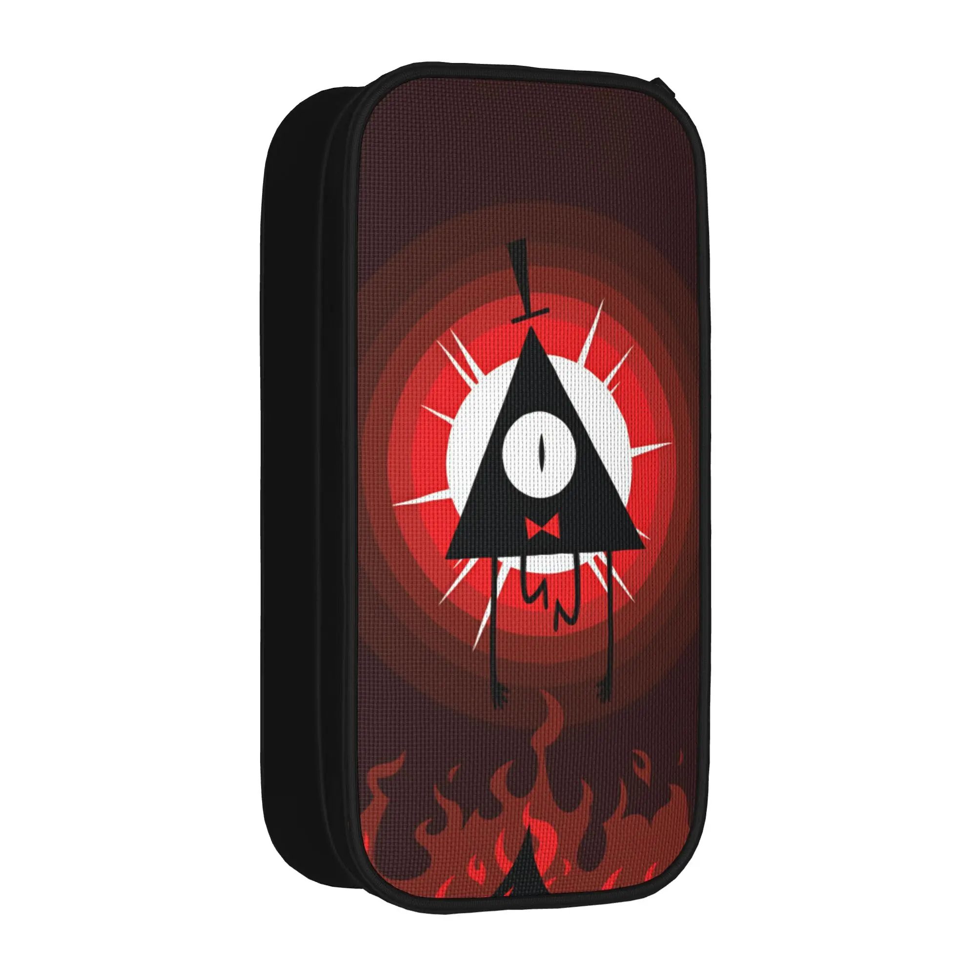 G-Gravity Falls Lunch Bag For Girls Bill Cipher Custom Lunch Box Aesthetic School Cooler Bag Convenient Waterproof Tote Food Bag