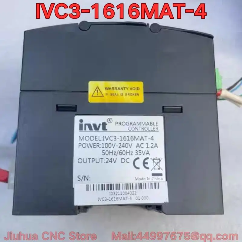 

Б/у контроллер ПЛК IVC3-1616MAT-4, функциональный тест нормальный. Редкие модели, цена договорная. 2026.