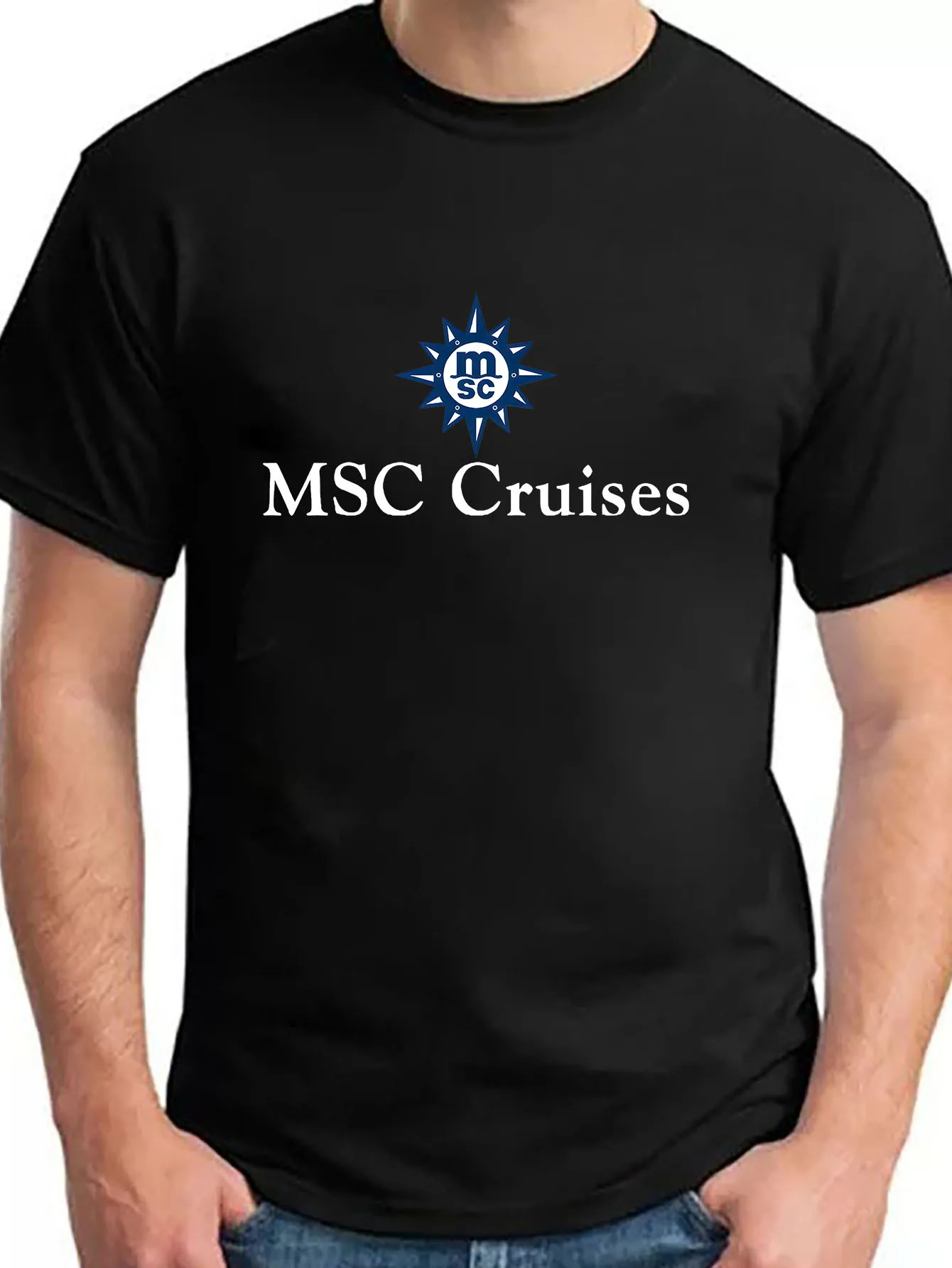 MSC Cruises Logo Kawaii الملابس بلايز جديدة في بلايز و تيز رجالي مصمم ملابس ملابس للرجال أنيمي الرجال تي شيرت مطبوعة BMK02201