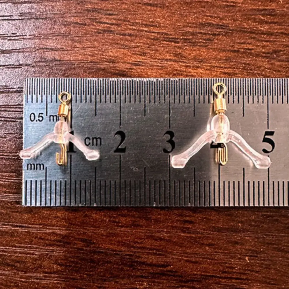 

Y-Shaped Swivel Ring Fishing Subline Splitter Space Beans Wire Clamps Fishing Tackle Connector Three-fork Divider