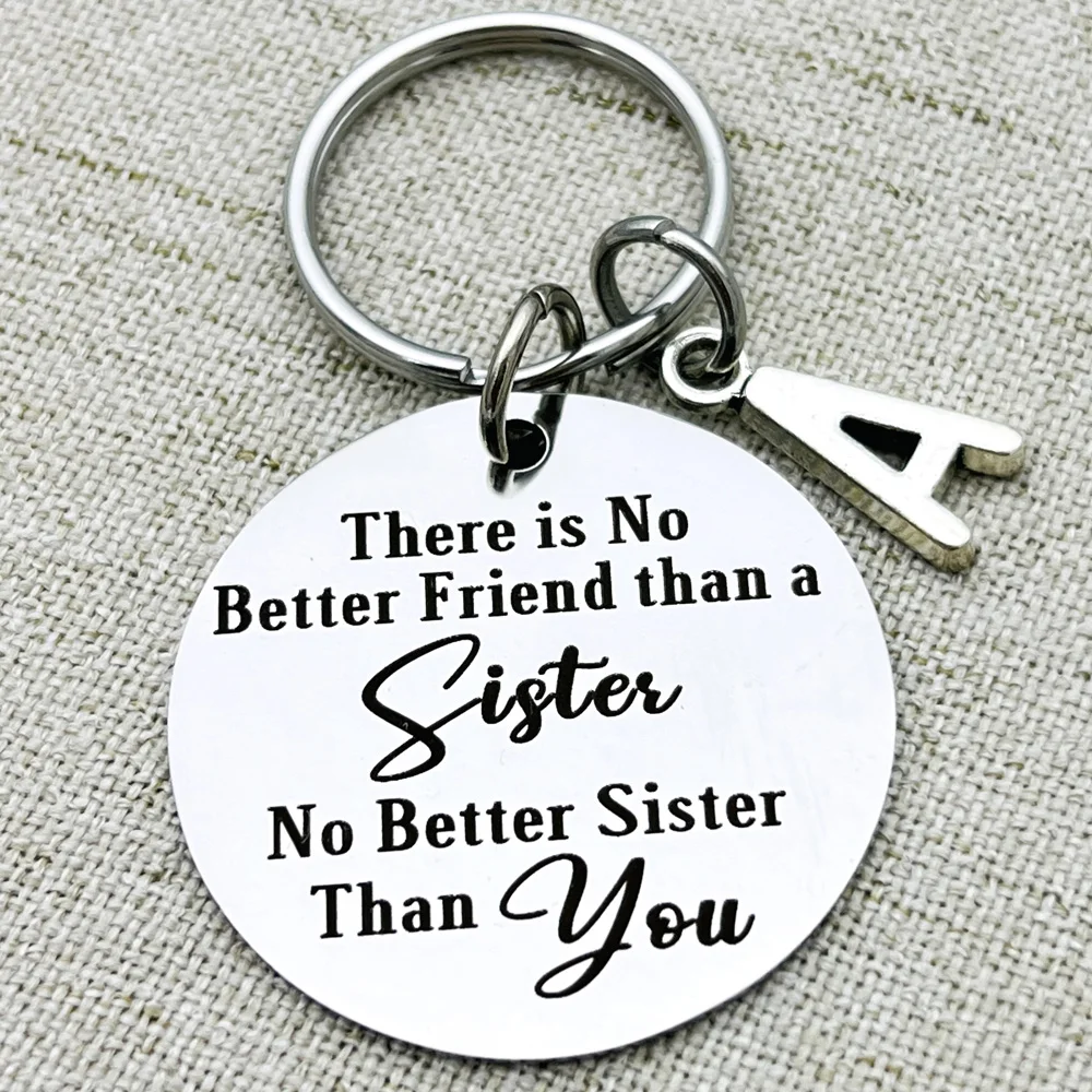 Sister Gifts From Sister Bestie Best Friends Graduation Christmas Valentines Day Jewelry Keychain Best Birthday Gifts view 2