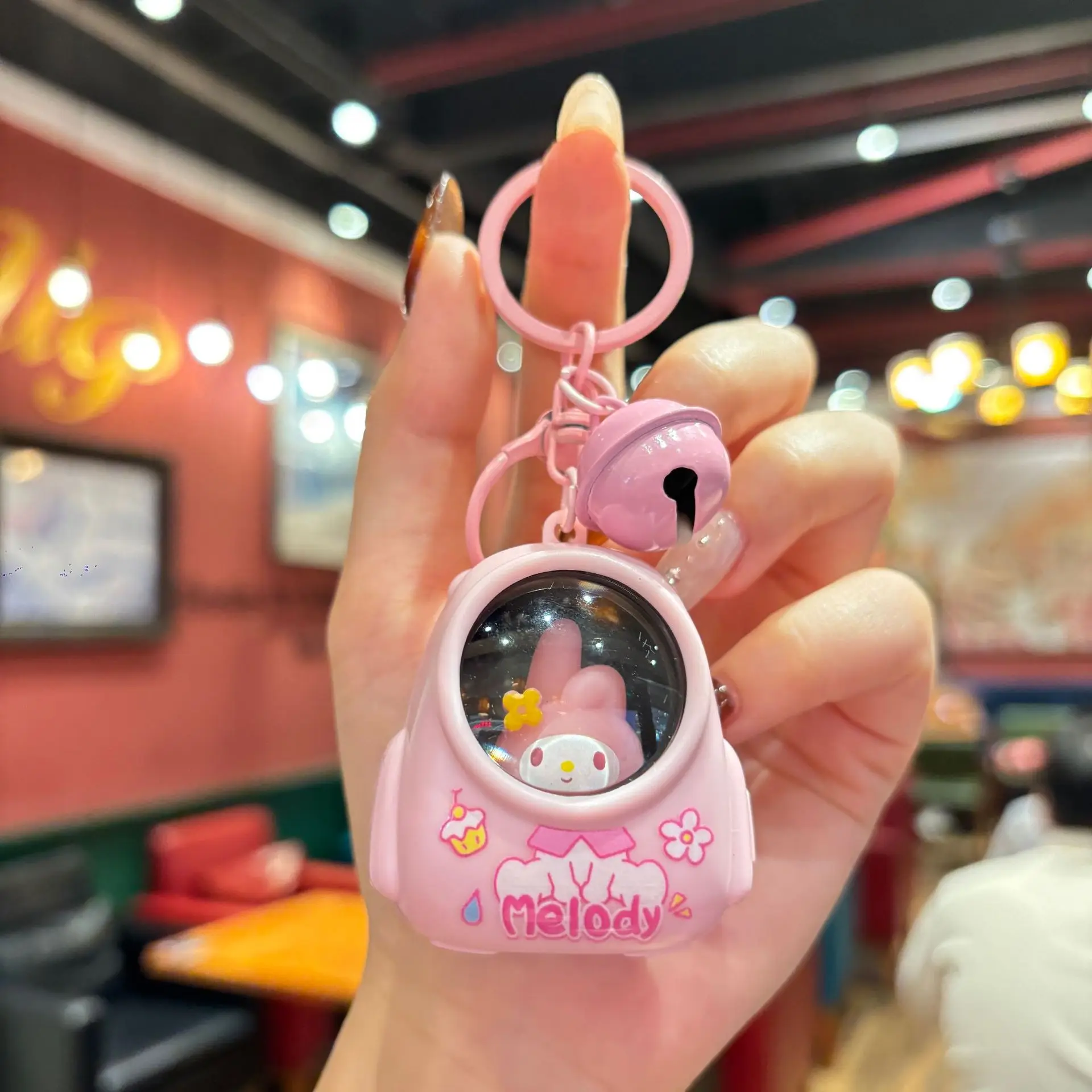 Kulumi Light Glowing Keychain Light Luminous Keychain Cute Model Doll Key Chain Hanging Ornament Gift