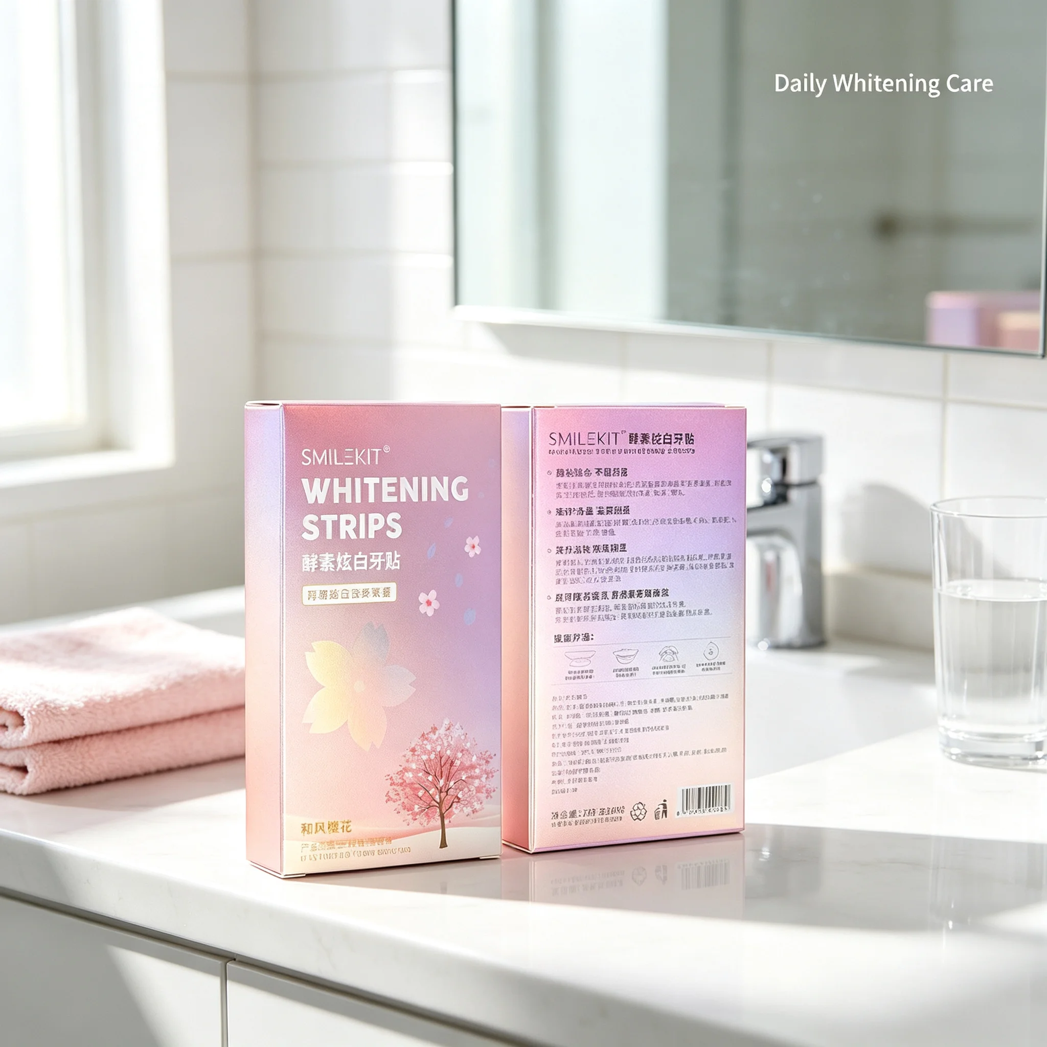 9D酵素配合の歯のホワイトニングシール 7/14ペア入り。ジ - Teeth Whitening Enzymes のレビューと価格