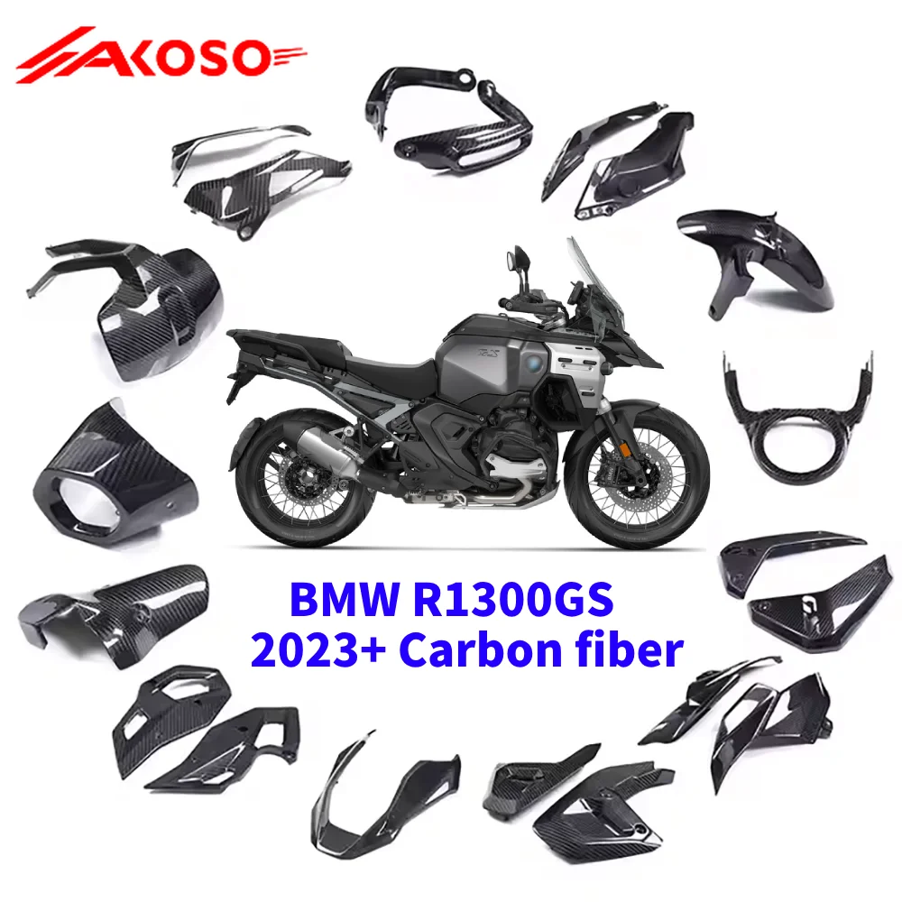 

Motorcycles Accessories Fairing Kit for BMW R1300GS 2023 2024+ Pure 3k Dry Carbon Fiber Motorcycle Modification Accessories