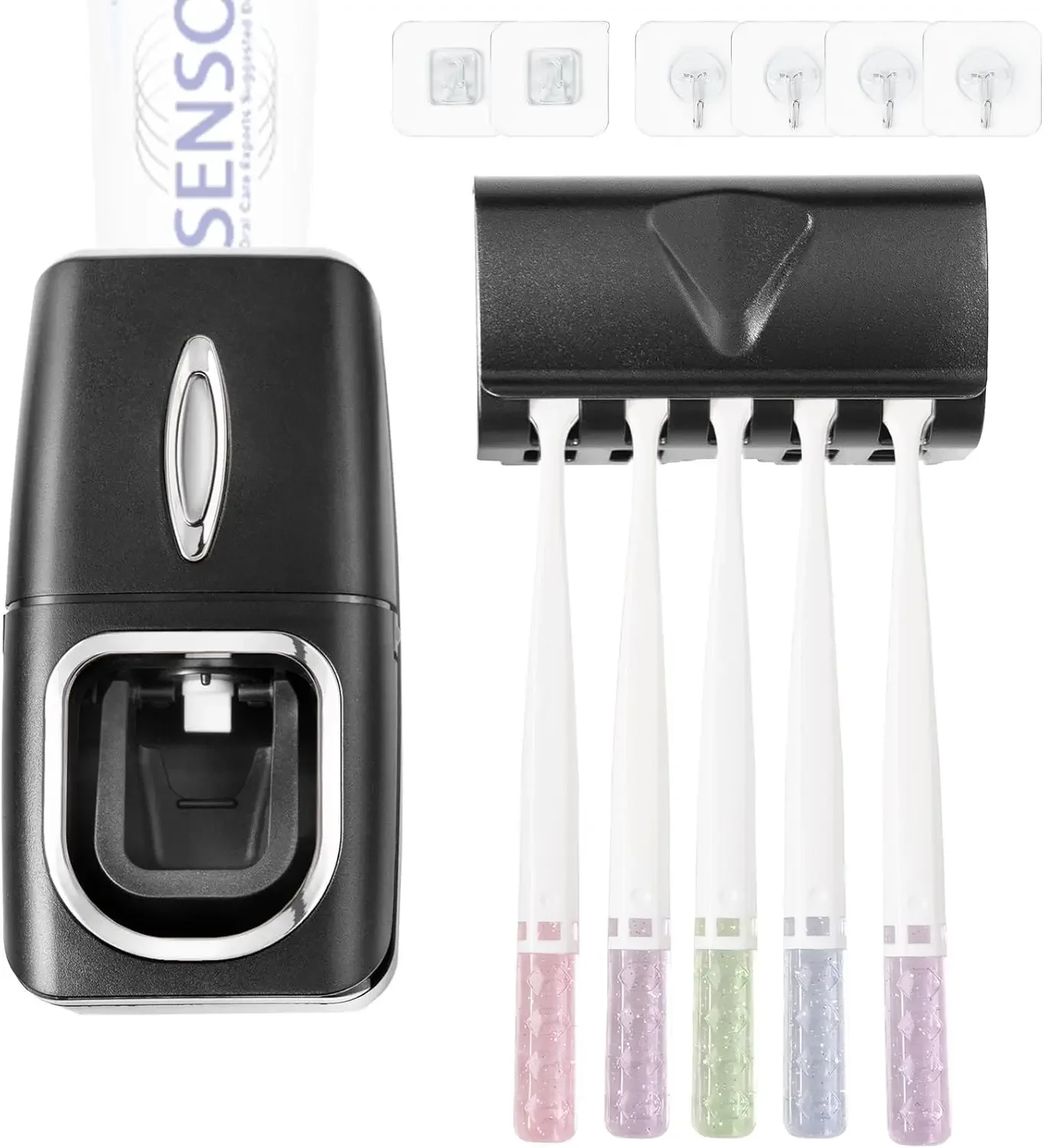 

Держатель зубной щетки и набор дозаторов зубной пасты, автоматический дозатор соковыжималки для зубной пасты, набор дозаторов соковыжималок для зубной пасты, настенный