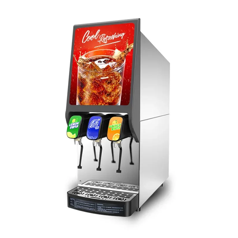 

Commercial, Pepsi, carbonated beverage machine, desktop, three-head, four-head self-service beverage machine