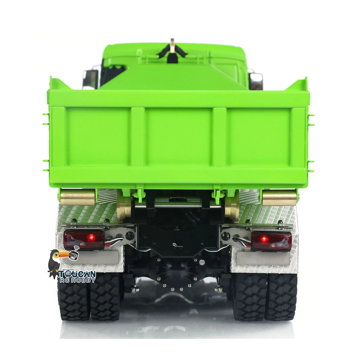 Toy 1/14 LESU TGS 8x8 Metal Chassis 2Speed Gearbox RC Hydraulic Roll On Off Dump Truck Dumper Differential Lock TOUCAN Model Car