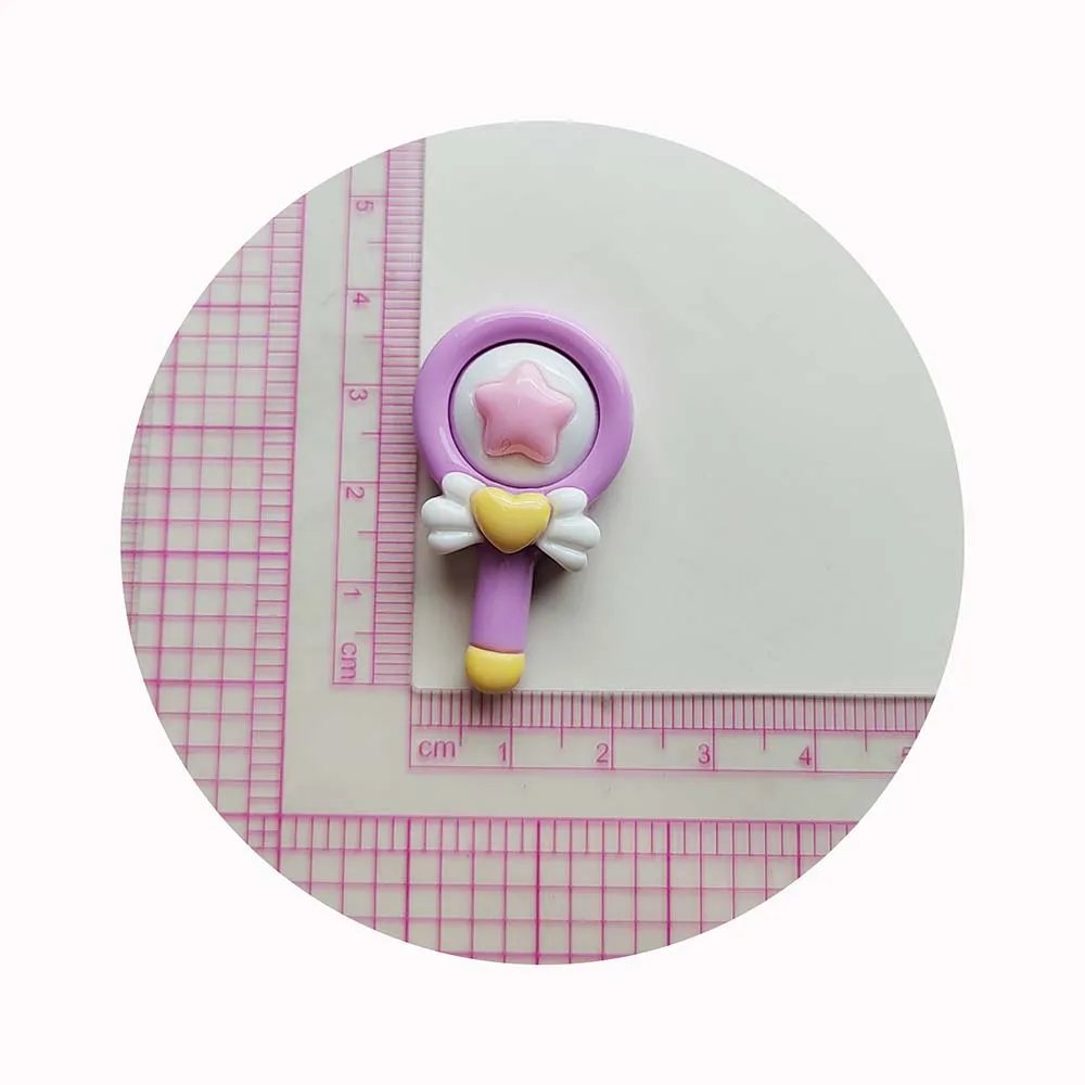 Cute Flatback Magic Fairy Stick Resin Cabochon Scrapbooking For Phone Decoration DIY Handmade Jewelry Making Accessories