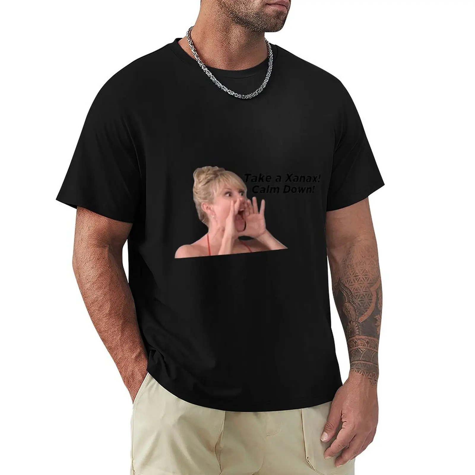 Take a Xanax! Calm down! - Ramona Singer T-Shirt Quick Dry Sports Short Sleeve Tee