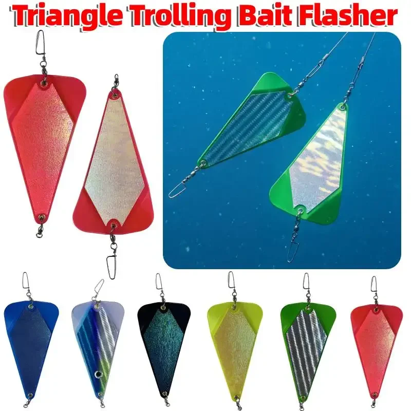 placa-de-flash-para-pesca-subaquatica-flasher-uv-refletivo-de-dupla-face-isca-luminosa-triangular-para-acessorios-de-pesca-maritima