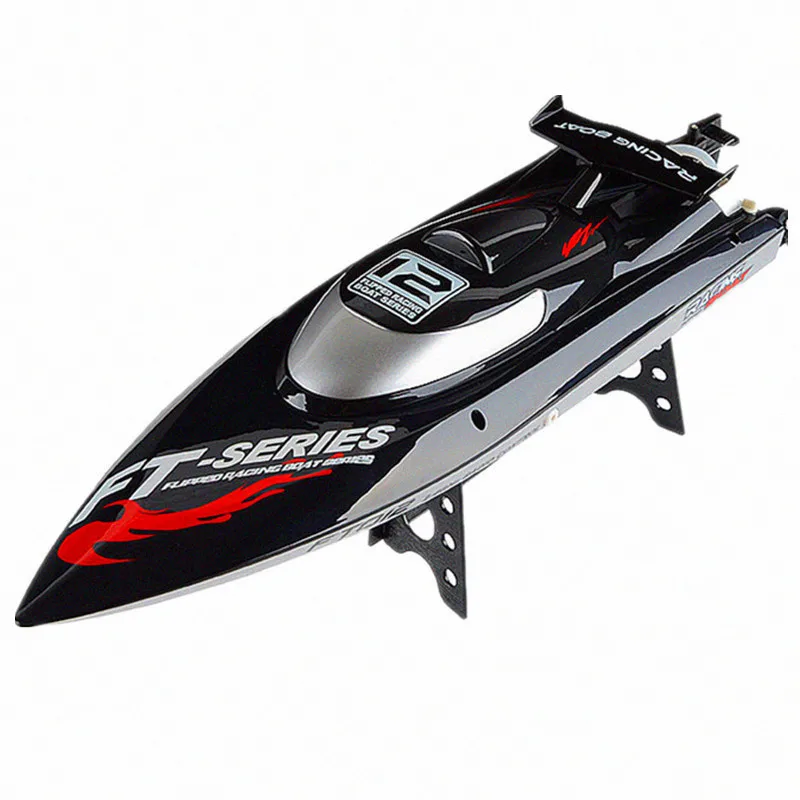 FT012 Motore brushless ad alta velocità Barca telecomandata Yacht da corsa elettrico Giocattolo acquatico Modello 2.4G per lo sport e l'intrattenimento