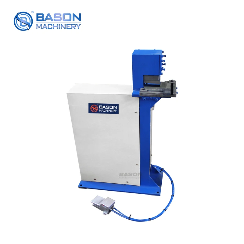 HVAC Duct Pneumatic Notching Machine Air Powered Sheet Metal Right Angle Cutter for HVAC Duct Making