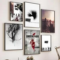 Nordic Band L-Linkin Cool P-park Wall Art, HD Canvas Print Poster, Suitable for Home, Living Room, Room Decoration Painting
