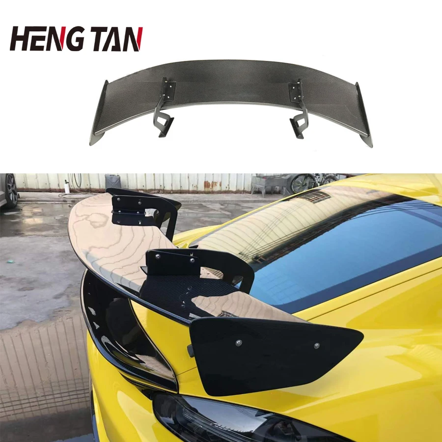 Carbon Fiber Rear Trunk Spoiler Rear Wing Tail Wing For Porsche Cayman 718 987 997 981 Boxster 2010-2021 Body kit GT Style