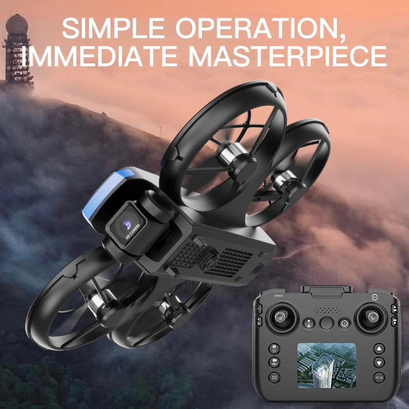 ZLL SG800 PRO Drone 720P HD كاميرا التحكم عن بعد مع شاشة وضع مقطوعة الرأس 360 °   لعبة كوادكوبتر RC بدون فرش هدية للأطفال