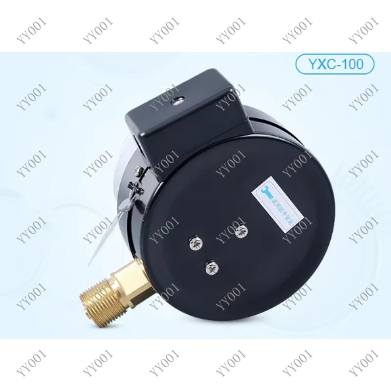 Vacuum Magnetic Assisted Electric Contact Pressure Gauge 0-0.1MPa Mechanical Vacuum Pressure Control Meter