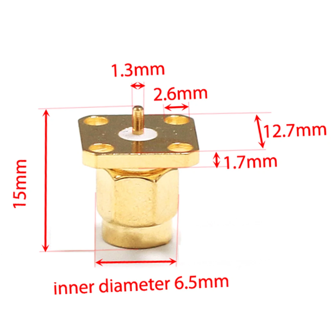 1 шт., разъем SMA типа «папа»