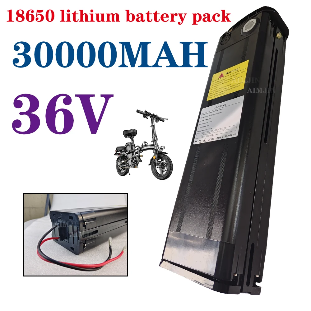 

Silver Fish 36V 30000mAh Bicycle Battery Lithium Battery for 250W 350W 500W 750W 1000W For bafang/tongsheng Motor