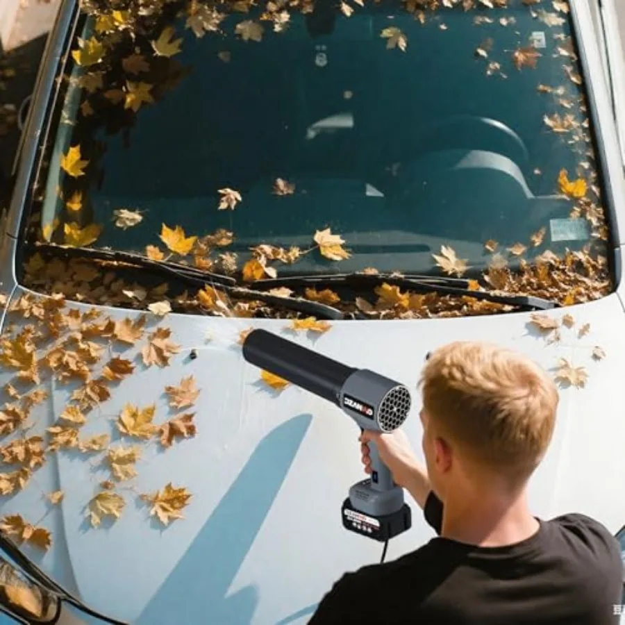 10AH Handheld Draadloze Auto Luchtblazer voor Drogen 335MPH 1800G Lichtgewicht Krachtige Elektrische Bladblazer Turbo Air Duster droger