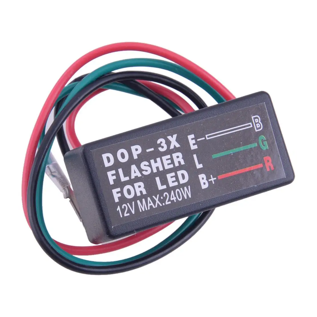 

3 Pin 12V Electronic Turn Signal LED Light Flasher Blinker Relay fit for Car Motorcycle ATV UTV Boat Trucks