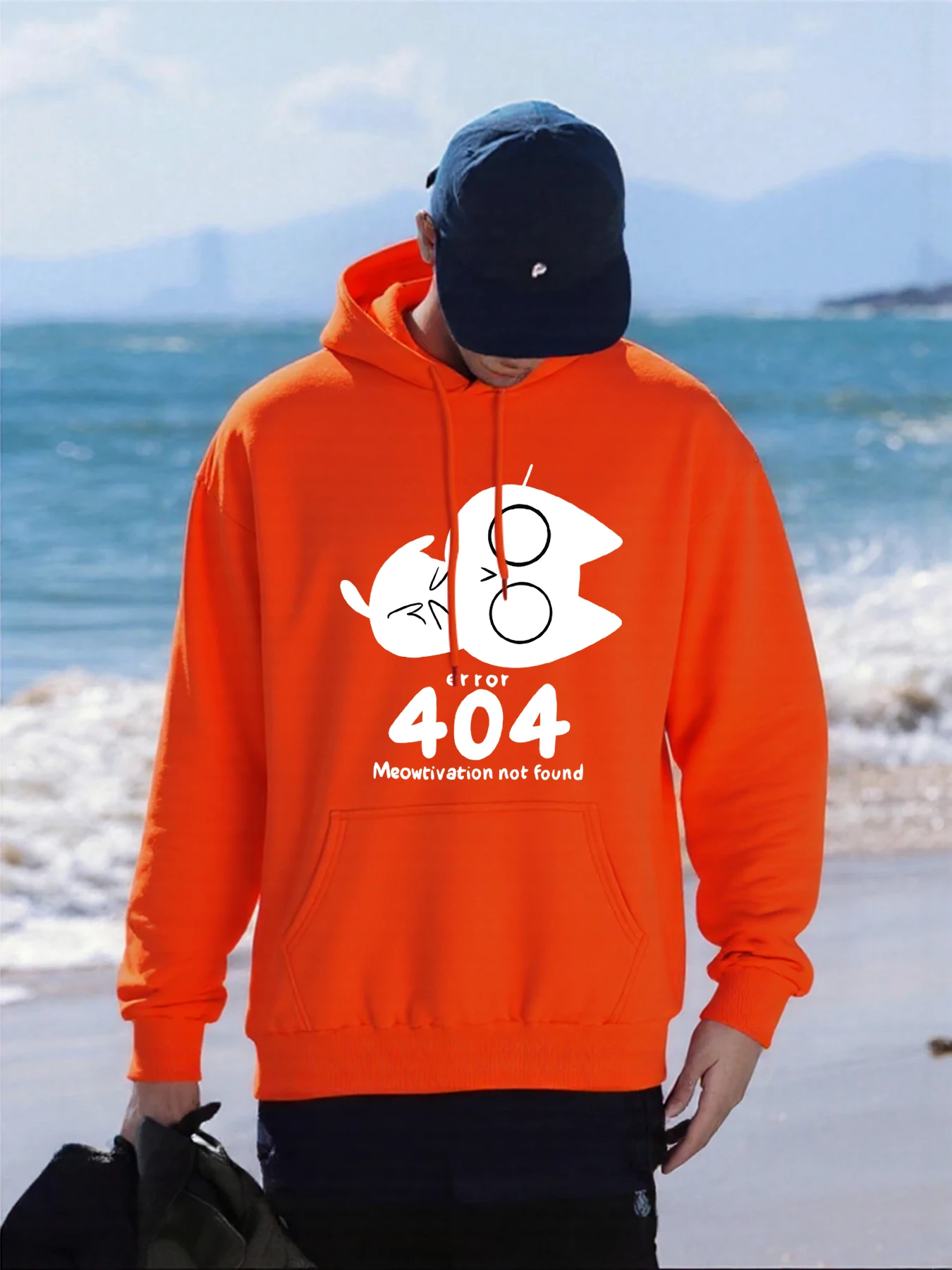 

Помилка 404, мяу, толстовки с рисунком кота, мужские толстовки в стиле хип-хоп, модная флисовая одежда, разноцветные пуловеры с карманами