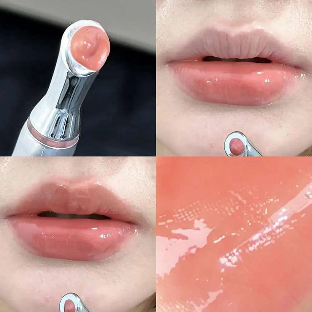 1pcs Moisturizing Clear Water Gloss Lip Glaze Mirror Korea Greasy Up Gloss Lip and Non Make Waterproof Tint Jelly Lip Water J3K4