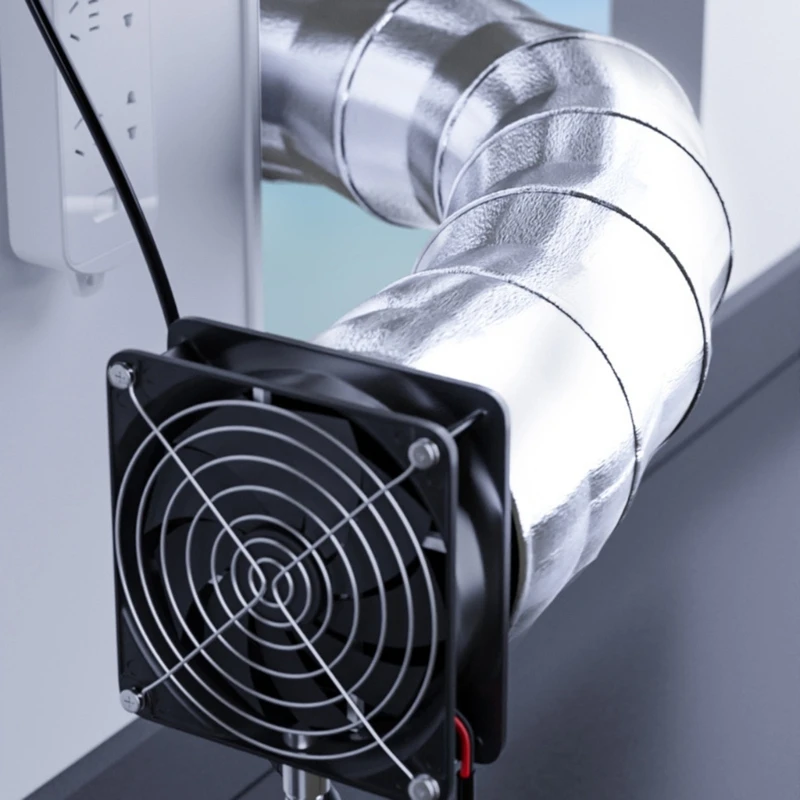 4.7 Polegada circular exaustor multifuncional poderoso exaustor muteduct dropship
