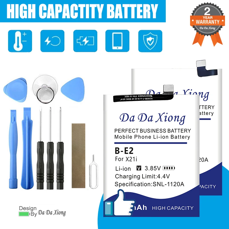 BK-B-70 B-E2 B-A8 B-A6 BK-B-59 B-M6 Battery For VIVO X6 Y35/Y35L Y35a X7 X7S X21i X27 X3S X3 X3SW X3t X50e B-N1 B-M6 B-M5 Plus