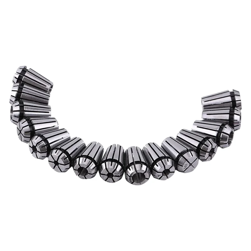 Best Of 2025-15PCS ER11 Collet Set, Spring Collet Chuck, CNC Spindle Collet, 65Mn Spring Steel Replacement Collet