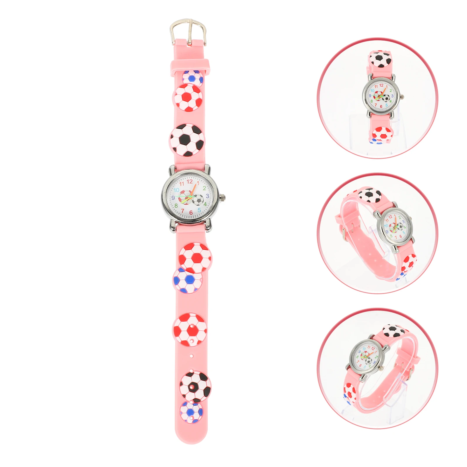 

Stylish Soccer Ball Kids Sports Watch Cartoon Wristwatch Gift For Boys Girls Durable Exquisite Material Learning Time Perfect