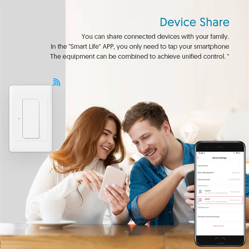 3 Way Tuya WiFi Smart Light Switch AU KR Smart Button Wireless Wall Switches Neutral Wire Required Voice via Alexa Google Home